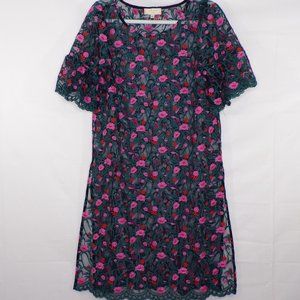 Anthro Moulinette Soeurs Embroidered shell Dress